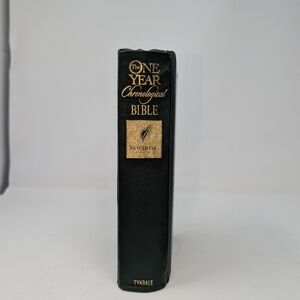 The One Year Chronological Bible, NLT - Hardback By Tyndale - GOOD